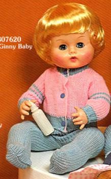 Vogue Dolls - Ginny Baby - Drink 'n Wet - Knitted Suit - Blonde - Doll